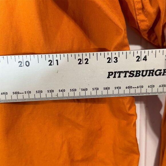 Vintage Rocawear 2XL Orange Utility Shirt Logo Back Y2K Streetwear Hip Hop - Picture 5 of 8